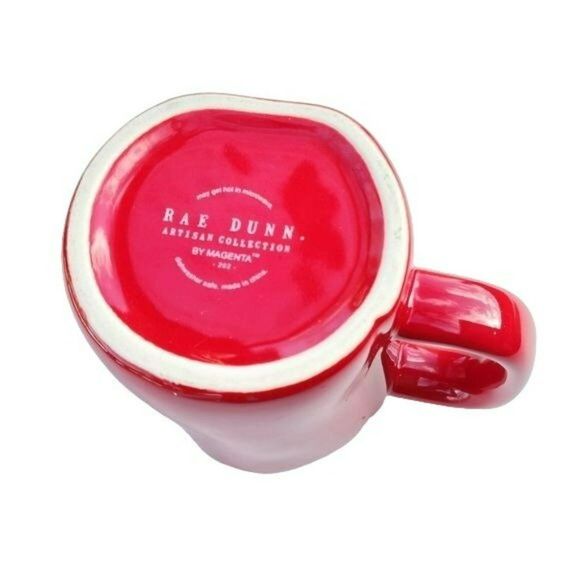 Rae Dunn‎ Cuter Than Cupid Valentin es Day Red Ceramic Coffee Mug 16 Oz - Picture 7 of 12